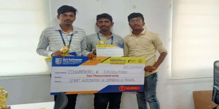 Internal Hackathon (SEIH) - EEE Student Achievements - Sri Eshwar College of Engineering