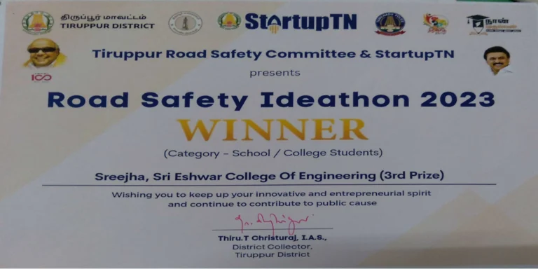 Road Safty Ideathon 2023