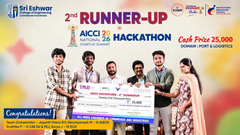 2nd runner up - aicci hackathon